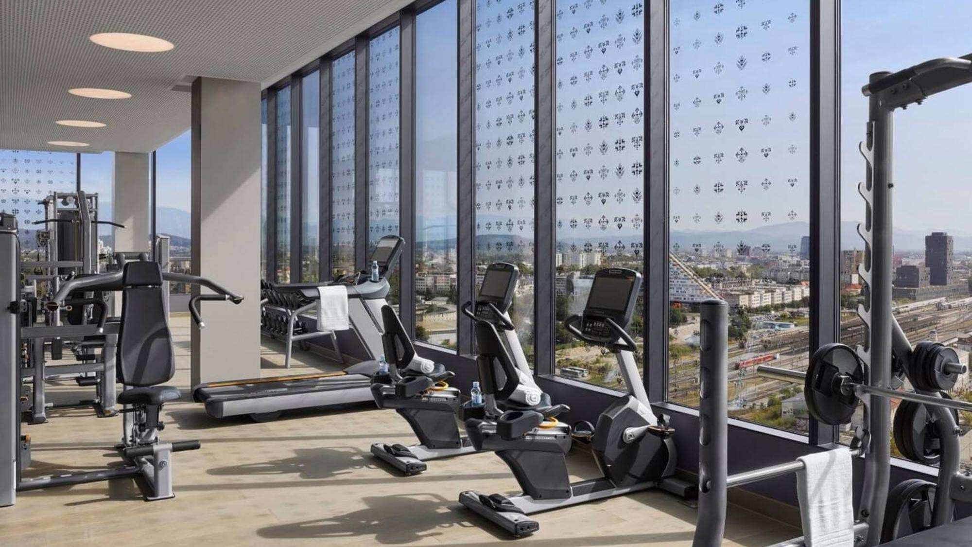 Intercontinental - Ljubljana By Ihg Hotel Ngoại thất bức ảnh The gym at the 101